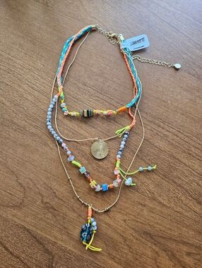 NWT Free People x Ariana Ost My Magic Layered Necklace